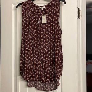 Maurice’s sleeveless button down blouse. New with tags